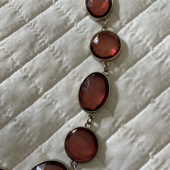 Banana Republic Silver and Pink Necklace - Picture 4 of 5